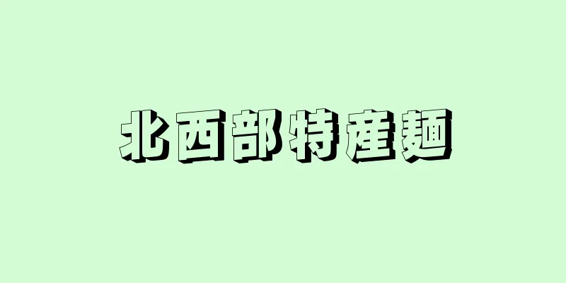北西部特産麺
