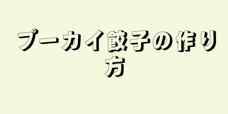 プーカイ餃子の作り方