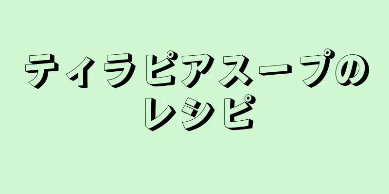 ティラピアスープのレシピ