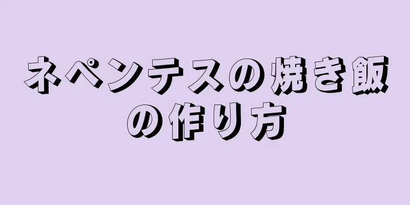 ネペンテスの焼き飯の作り方