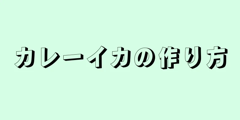 カレーイカの作り方