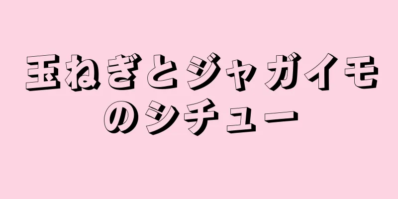 玉ねぎとジャガイモのシチュー