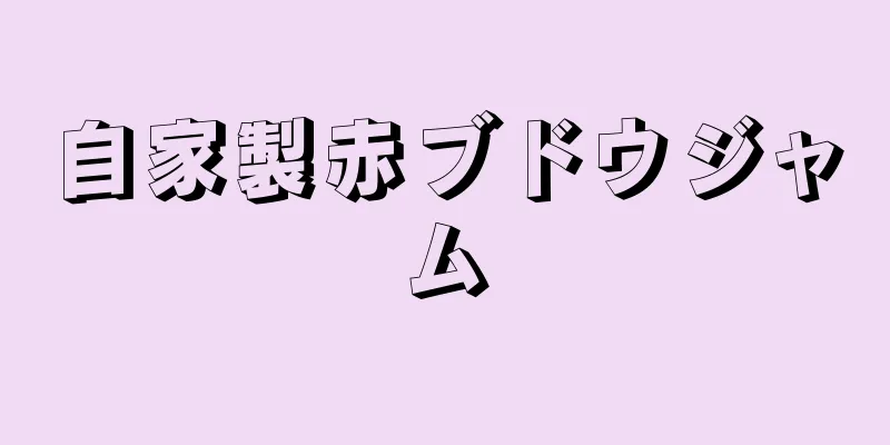 自家製赤ブドウジャム