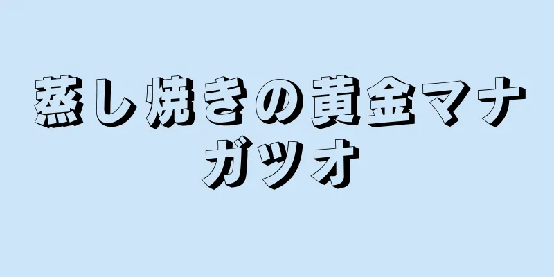 蒸し焼きの黄金マナガツオ