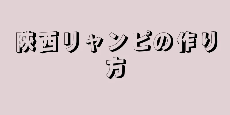 陝西リャンピの作り方