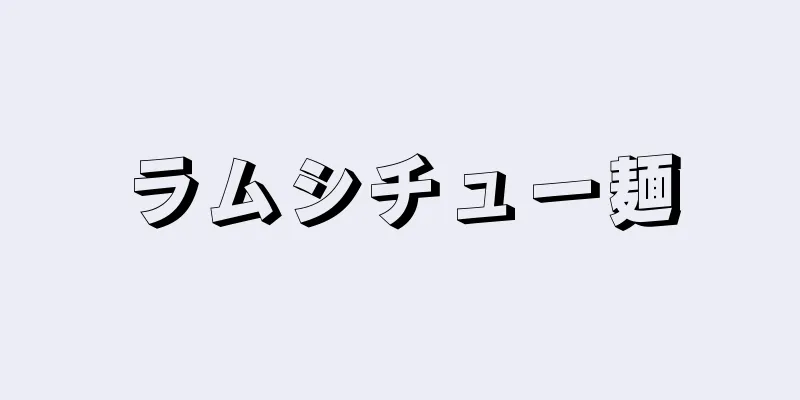 ラムシチュー麺