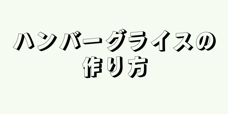 ハンバーグライスの作り方