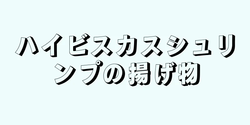 ハイビスカスシュリンプの揚げ物