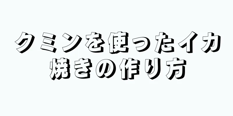 クミンを使ったイカ焼きの作り方