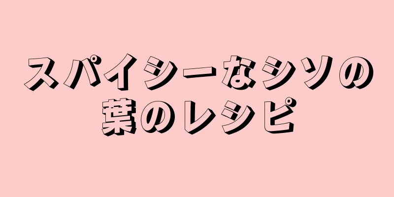 スパイシーなシソの葉のレシピ