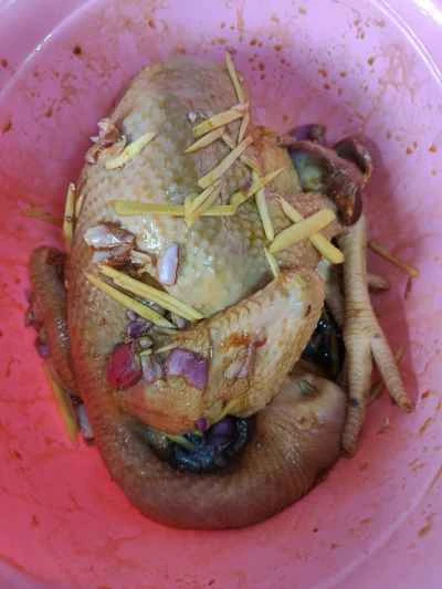 蓮の葉チキンのレシピ手順：6