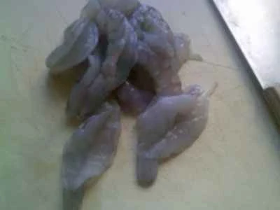 水たけのこの漬物とエビ炒めの作り方：5