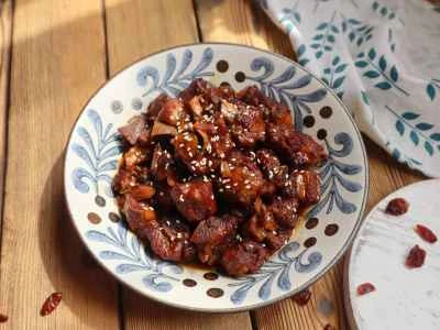 クランベリーソース煮込みポークリブのレシピ