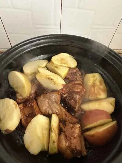 リンゴ煮豚スペアリブのレシピ手順：4