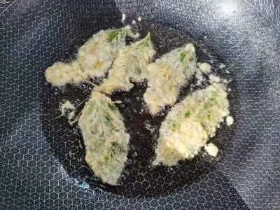 揚げミントの作り方：5