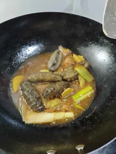 ネギ入りナマコの煮込みの作り方：8