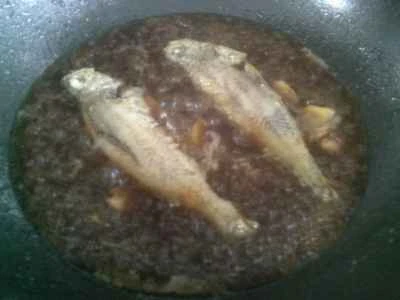 ニベの煮込み（胃袋入り）の作り方：10