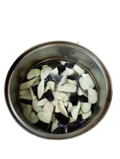 ナスパンケーキのレシピ手順：1