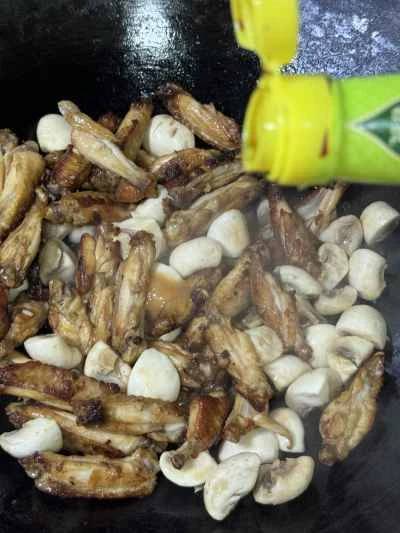 ハニーグレーズマッシュルームチキンウィングのレシピ手順：11