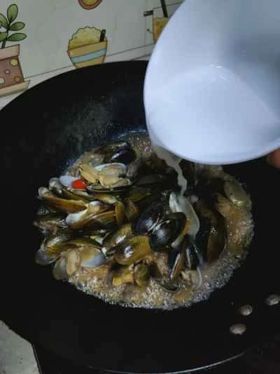 アサリのバジル炒めの作り方：9