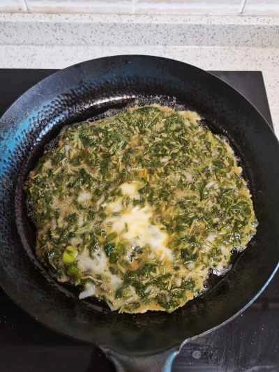 トゥーンリーフを使ったスクランブルエッグの作り方：3