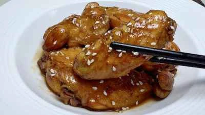 黄色い皮のチキンウィングを作る手順：15