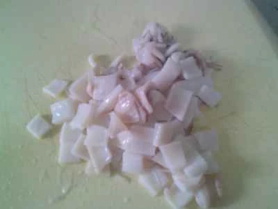 イカと卵の炒め物の作り方：5