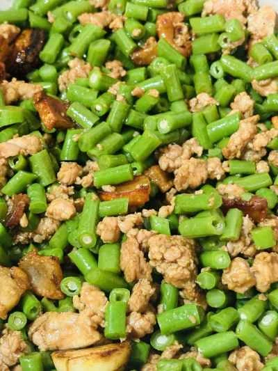 ひき肉とインゲンのレシピ