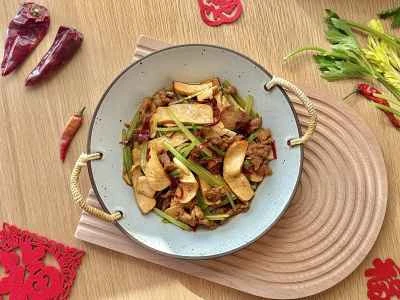 乾燥豆腐の炒め物レシピの手順：6