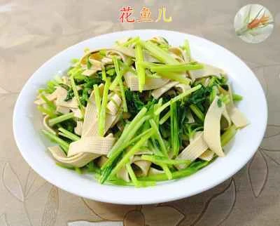 セロリと豆腐皮の炒め物のレシピ