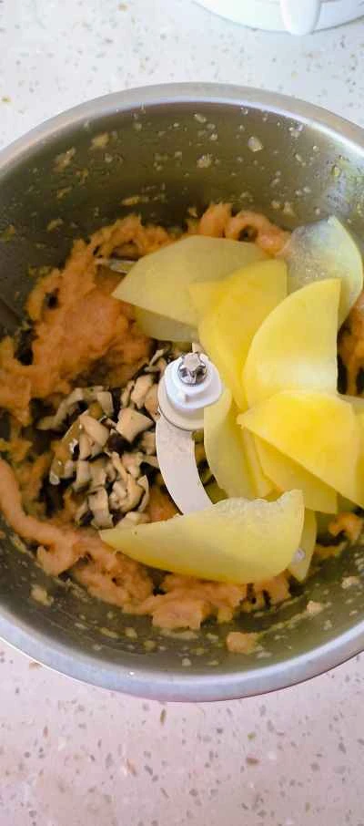 鶏胸肉と野菜のパテのレシピ手順：4