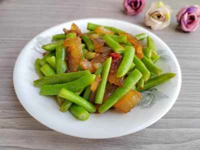 牛すじとインゲンの炒め物の作り方：7