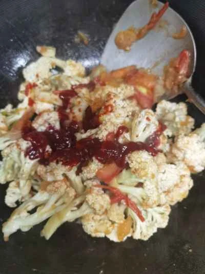 カリフラワー炒めのレシピ手順：5