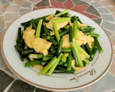 ニンニクの芽入り卵炒めの作り方：6