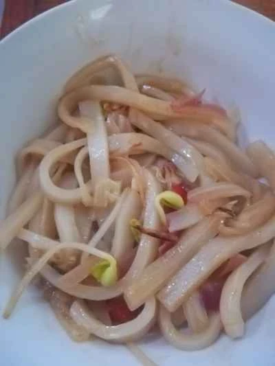 野菜入り冷麺炒めの作り方：11