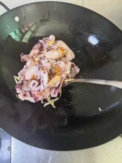 生姜入りイカのドライポットの作り方：10