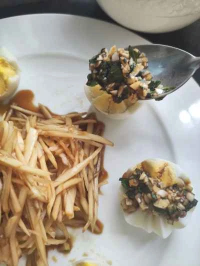 生姜と卵の盛り合わせの作り方：7