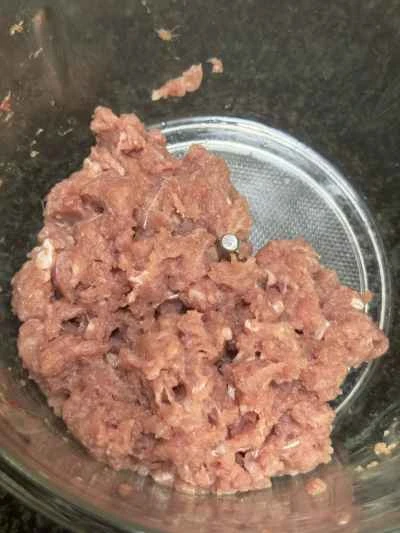 ひき肉入りかぼちゃ炒めの作り方：1