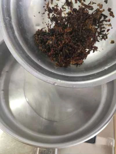 豆腐の皮と高菜の漬物の炒め物の作り方：4