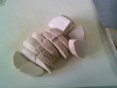 漬物とたけのこ入りベジタリアンチキンの煮込みの作り方：5