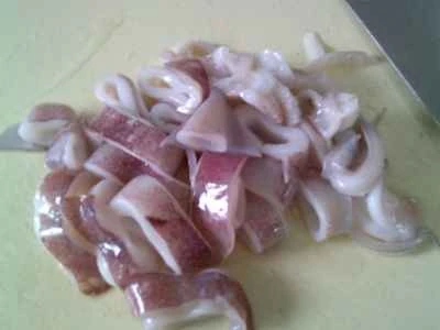 3つの珍味を使った塩野菜炒めの作り方：4