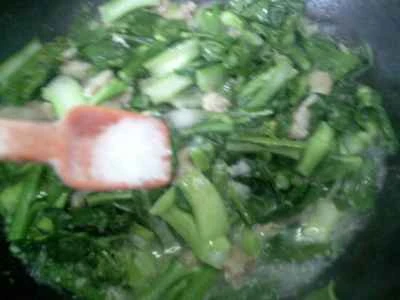 豚皮と菜種炒めの作り方：8