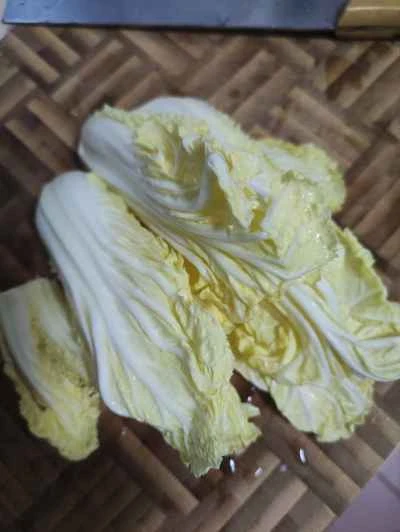 ベビーチンゲン菜オムレツの作り方：1