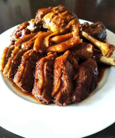 鴨肉の煮込みの作り方：7