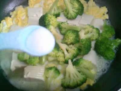 ゆで卵、ブロッコリー、豆腐の作り方：10