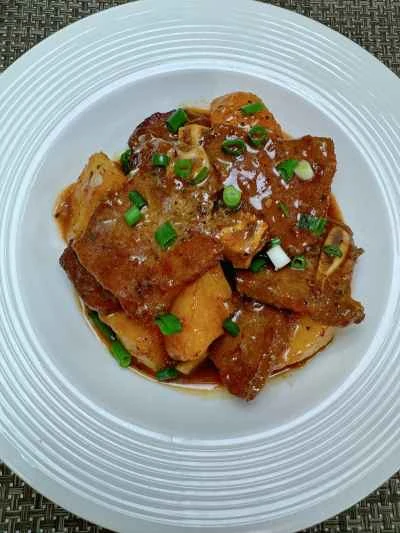 ポテトと黒胡椒のビーフリブの作り方：12