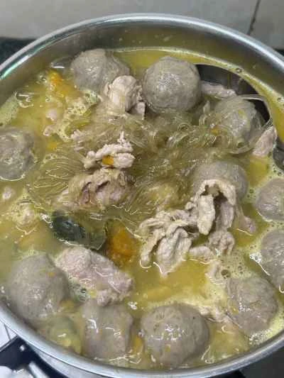 かぼちゃと春雨のスープのレシピ手順：12