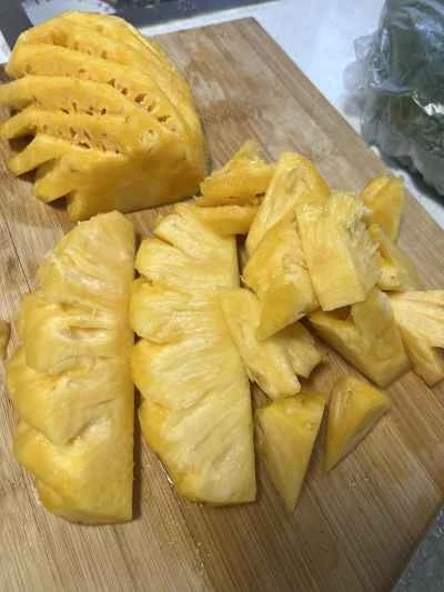 低脂肪バージョンのパイナップル入り酢豚（鶏の胸肉、揚げない）の作り方：1