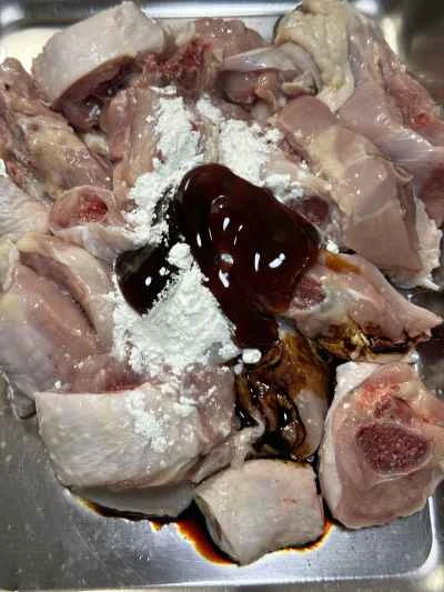 鶏肉と野菜の鍋レシピ手順：2