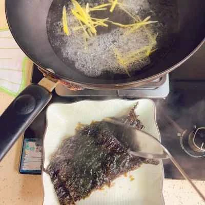 ねぎ油牡蠣と海藻の作り方：4